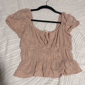Jolt light pink dressy crop top bought from Boot Barn